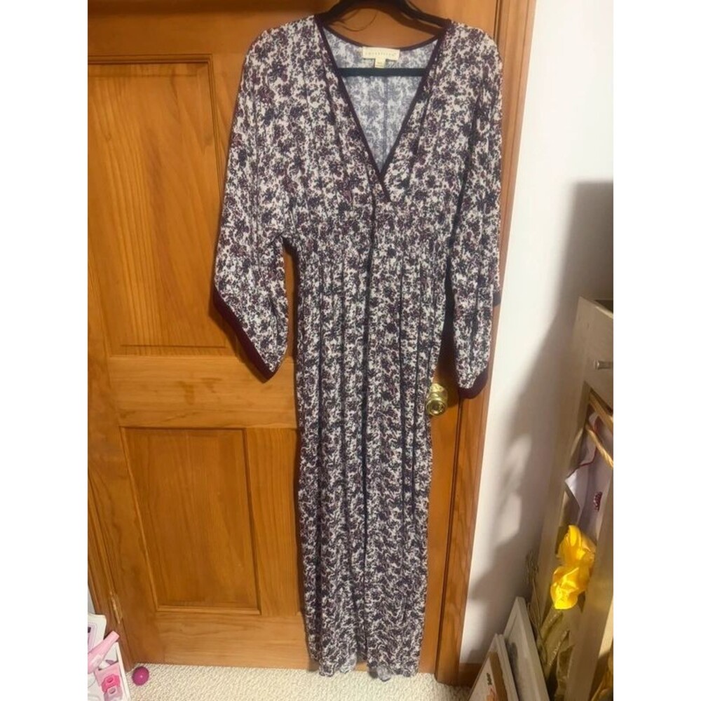 $62 Love stitch Purple Kimono Floral Daisea Dress M/L